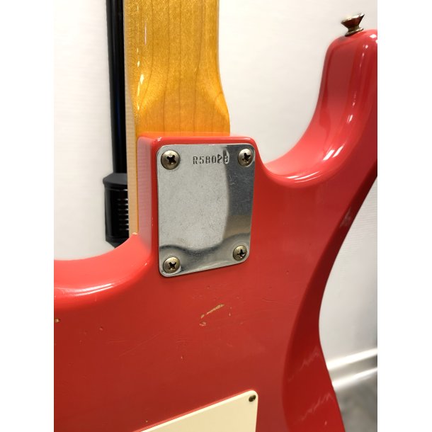 (USED) Fender Custom Shop 1960 Stratocaster Relic with Mat Peg 2011  - Fiesta Red